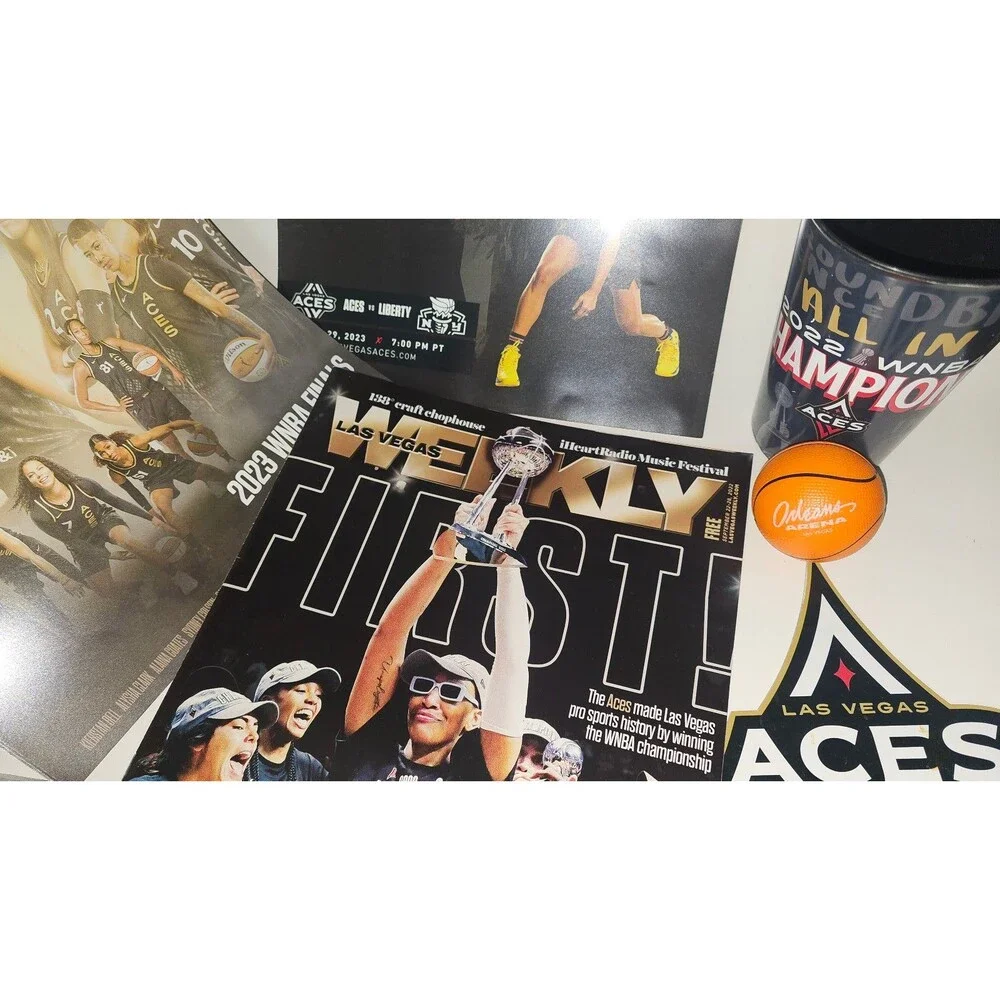 Lot 12 Vegas Sports Collectibles Aces WNBA Basketball Lights Soccer UNLV Rebels